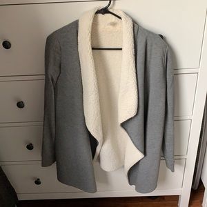 GAP BODY - SHERPA LINED CARDIGAN - SIZE XS